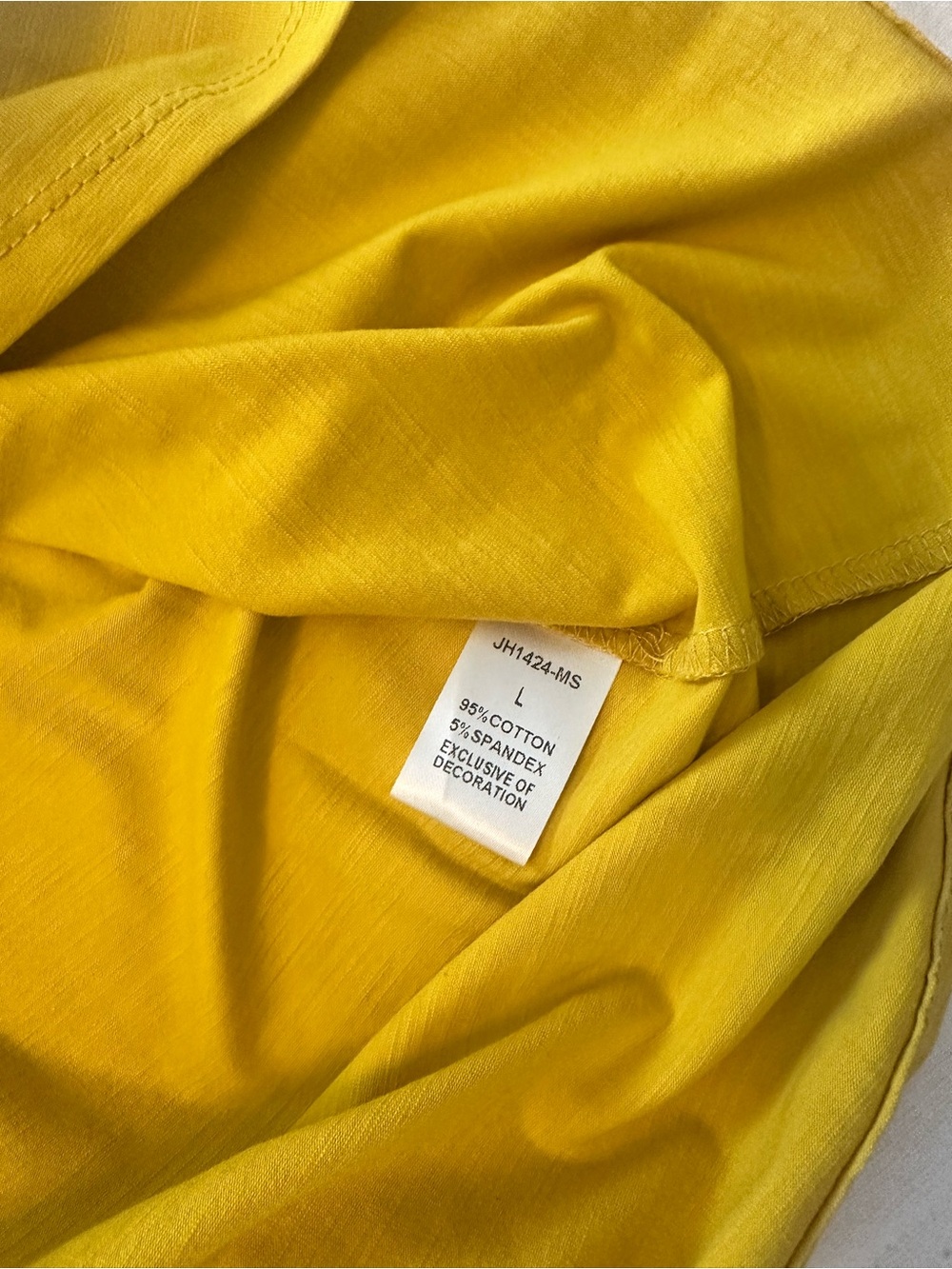 THML Mustard Ruffle-Shoulder Tank Top - Picture 4 of 4